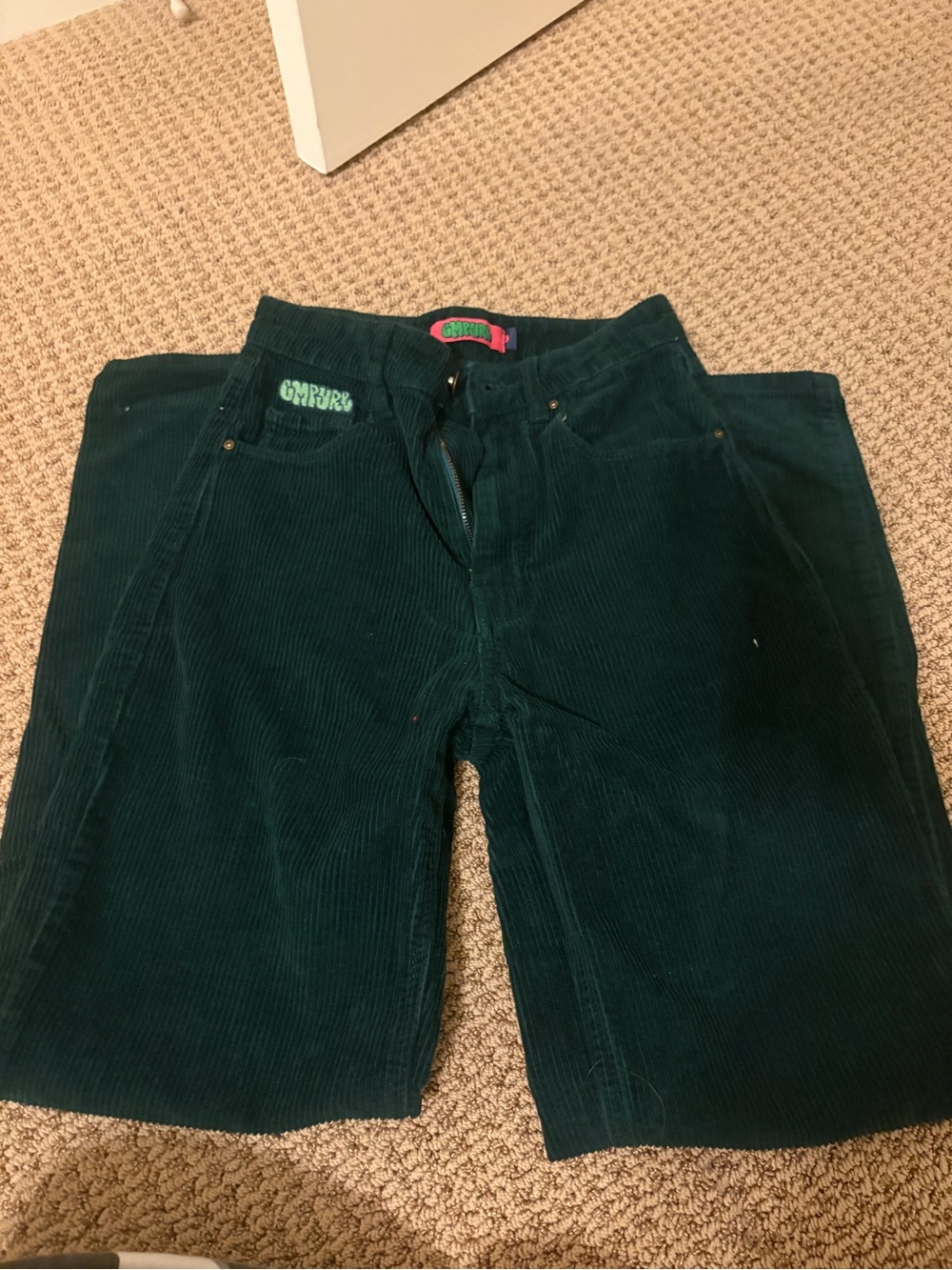 Zumiez Teal Corduroy Pants